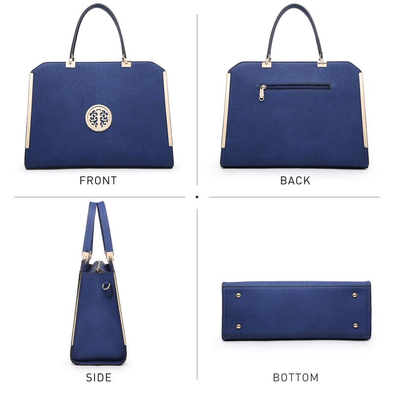 Dasein Women Purses and Handbags Top Handle Satchel Bags Large Shoulder Work Bag Tote with Wallet - Image 3